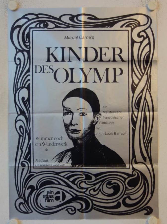 Kinder des Olymp originales deutsches Filmplakat (R70s)